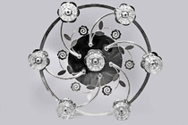 85859/7+28B CR (LED С ДИСТ. ВЫКЛ.) СВЕТИЛЬНИК ПОТОЛОЧНЫЙ