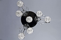 760303/6+1 CR (G4+LED+С ДИСТ. ВЫКЛ.) СВЕТИЛЬНИК ПОТОЛОЧНЫЙ